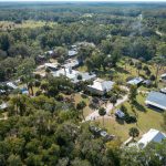 Aerial of the Jamboree at Barberville