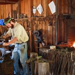 Old Style Blacksmithing at Barberville